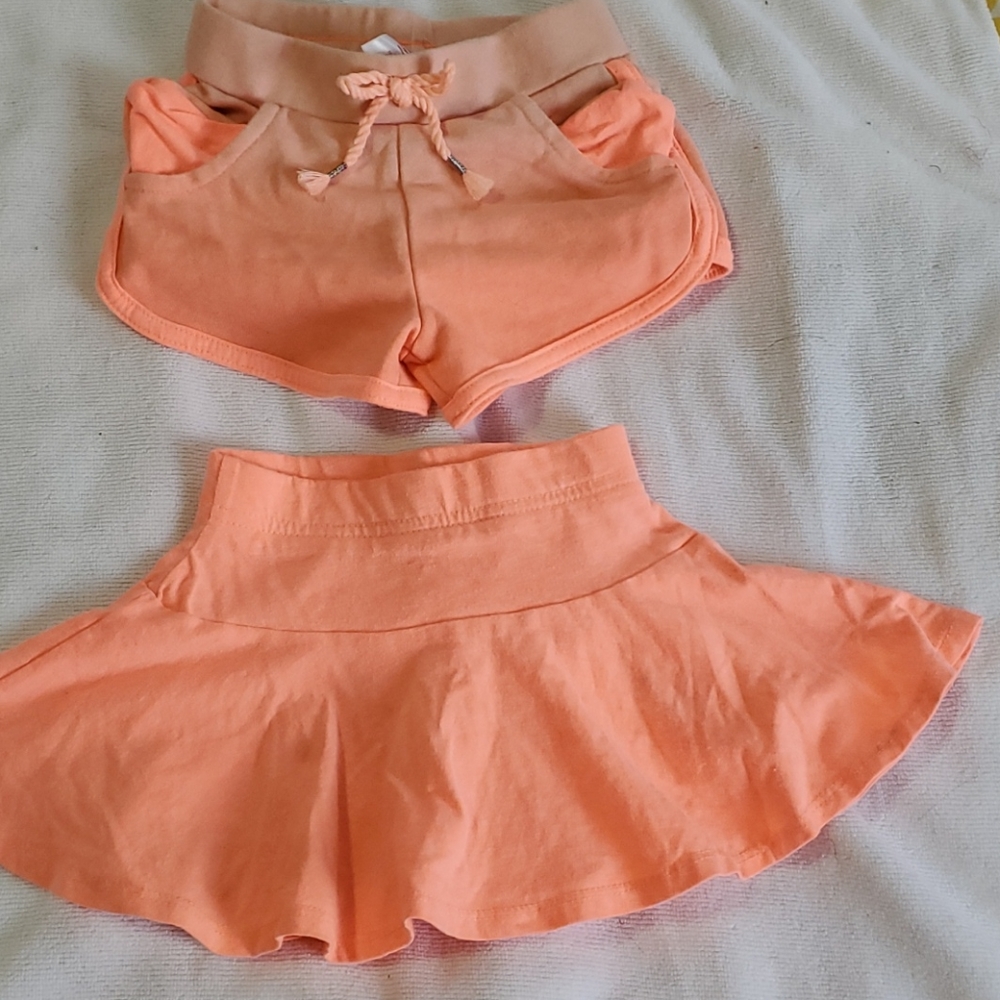 🐕Garanimals Skort and short set 2t neon pink